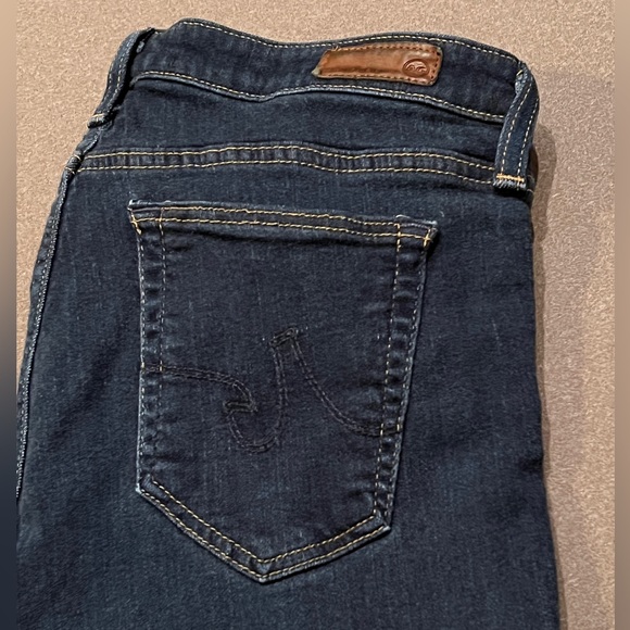 Adriano Goldschmied Dark Blue Full Length Stretch Skinny Jeans - Picture 5 of 11